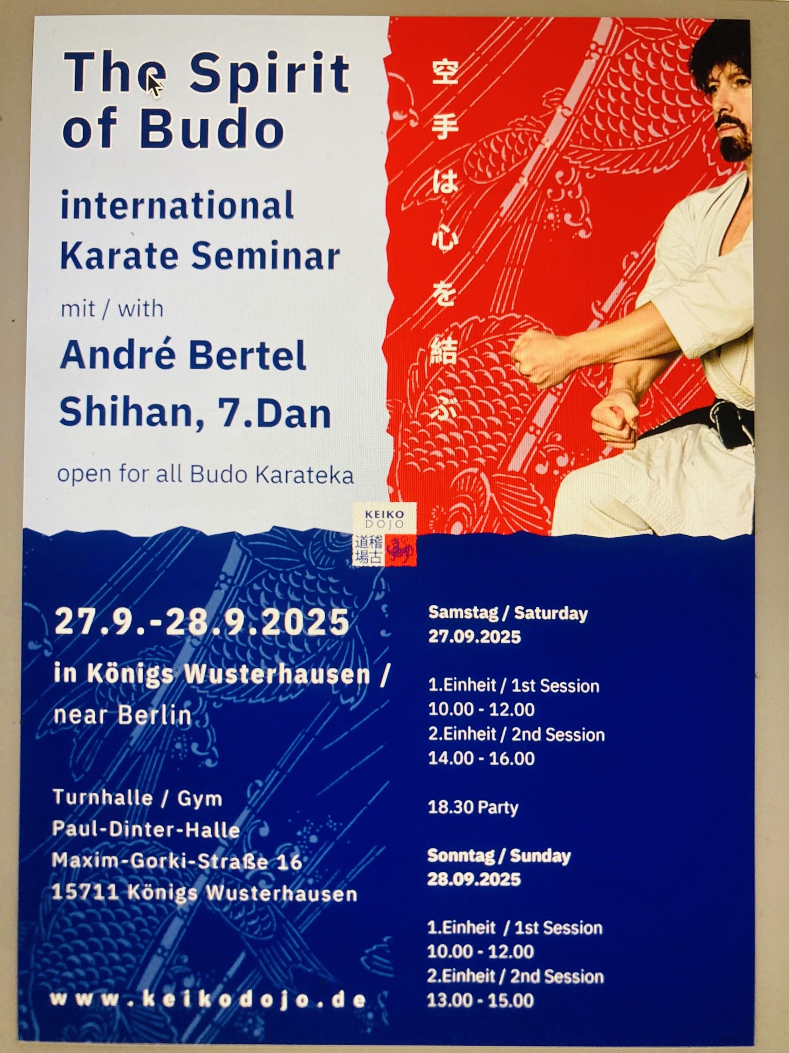 Andre Bertel 27/28.09.2025 – The Spirit of Budo